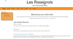 Desktop Screenshot of lesrossignols.ch